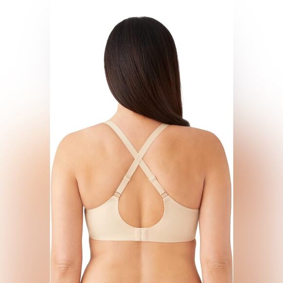 WACOAL Superbly Smooth Underwire non-padded T-Shirt Bra 40D Beige #855342 - Picture 5 of 8